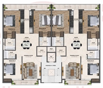 Amari Vintage Arch 3BHK Luxury floors Project By SRI SAI LAND BUILDERS AND DEVELOPERS - Landchester, IT City Road, Mohali